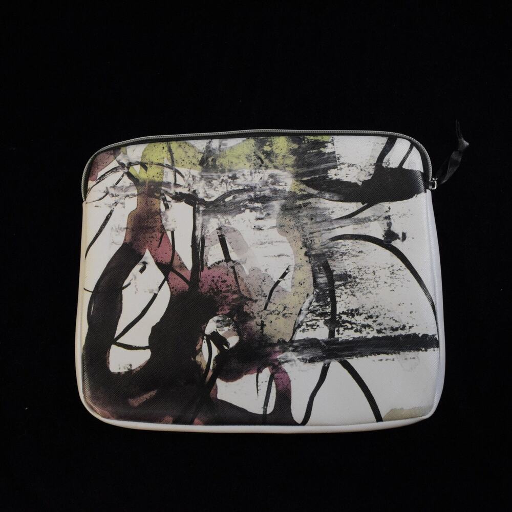 Neiman Marcus Proenza Schouler Abstract Art Small Clutch Tablet Case 11in x 9in